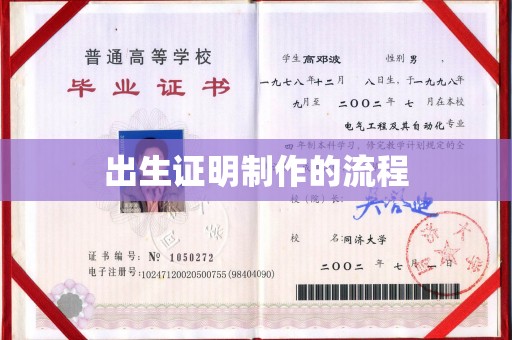 平远出生证明制作的流程