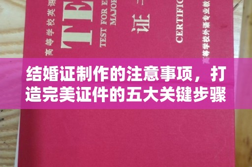 平远结婚证制作的注意事项，打造完美证件的五大关键步骤