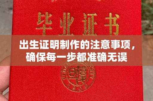 平远出生证明制作的注意事项，确保每一步都准确无误
