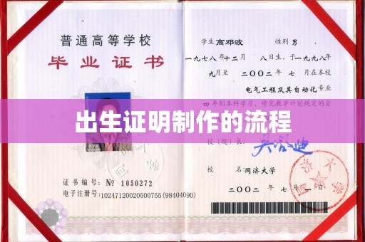 平远出生证明制作的流程